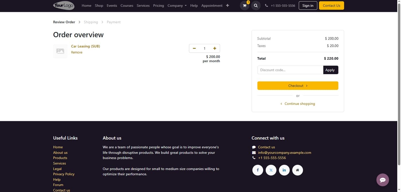 The magic of the "Zoon+" workflow! After signup, the user is automatically redirected to the cart with the subscription product pre-loaded, streamlining the process from registration to payment.